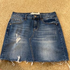 Denim Mini Skirt